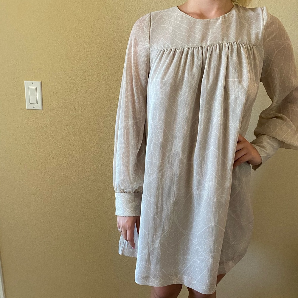 Mid- length flowy dress